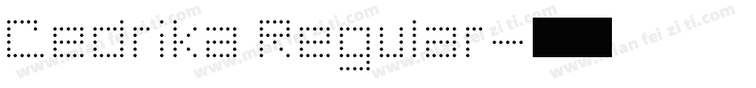 Cedrika Regular字体转换